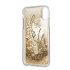 Ochranný kryt pro iPhone XS MAX - Karl Lagerfeld, Signature Gold