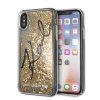 Ochranný kryt pro iPhone XS MAX - Karl Lagerfeld, Signature Gold