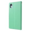 Pouzdro / kryt pro iPhone XR - Mercury, Fancy Diary Mint/Navy