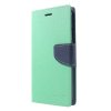 Pouzdro / kryt pro iPhone XR - Mercury, Fancy Diary Mint/Navy