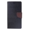Pouzdro / kryt pro iPhone XS MAX - Mercury, Fancy Diary Black/Brown