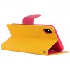 Pouzdro / kryt pro iPhone XS MAX - Mercury, Fancy Diary Yellow/HotPink