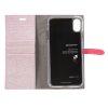 Pouzdro / kryt pro iPhone XS MAX - Mercury, Milano Diary Pink/Pink