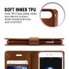 Pouzdro / kryt pro iPhone 7 Plus / 8 Plus - Mercury, Bluemoon Diary Brown