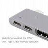 Redukce / adaptér USB-C - Baseus, Thunderbolt 5in1