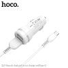 Auto-nabíječka - Hoco, Z27 + kabel USB-C