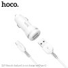Auto-nabíječka - Hoco, Z27 + kabel USB-C