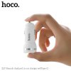 Auto-nabíječka - Hoco, Z27 + kabel USB-C