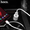 Auto-nabíječka - Hoco, Z27 + kabel USB-C