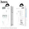 Sportovní bezdrátová sluchátka pro iPhone a iPad - Hoco, ES21 WonderfulSports White