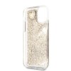 Ochranný kryt na iPhone 11 - Guess, Glitter Hearts Gold