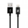 Certifikovaný kabel USB-A/Lightning - Xqisit, 100cm Black