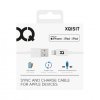 Certifikovaný kabel USB-A/Lightning - Xqisit, 100cm White