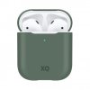 Pouzdro pro sluchátka AirPods - Xqisit, Silicone Case Green