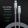 Certifikovaný kabel USB-C/Lightning - DuxDucis, X2 100CM