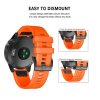 Řemínek pro Garmin Fenix 3 / 5X / 3HR / 5X PLUS / 6X / 6X PRO / 7X - Tech-Protect, Smooth Orange