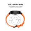 Řemínek pro Garmin Fenix 3 / 5X / 3HR / 5X PLUS / 6X / 6X PRO / 7X - Tech-Protect, Smooth Orange