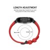 Řemínek pro Garmin Fenix 5 / 6 / 6 PRO / 7 - Tech-Protect, Smooth Red
