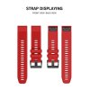 Řemínek pro Garmin Fenix 5 / 6 / 6 PRO / 7 - Tech-Protect, Smooth Red
