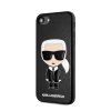 Kryt pro iPhone 7 / 8 / SE (2020/2022) - Karl Lagerfeld, Iconic Back Black