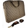 Taška na notebook 15-16" - Guess, 4G UpTown Brown