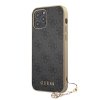 Ochranný kryt pro iPhone 12 / 12 Pro - Guess, 4G Charms Gray