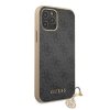 Ochranný kryt pro iPhone 12 / 12 Pro - Guess, 4G Charms Gray