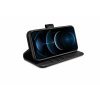 Pouzdro na iPhone 12 Pro MAX - iCarer, Classic Wallet Black