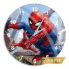 Zegar scienny z polyskiem Spider Man 004 Marvel Wielobarwny