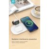 Bezdrátová nabíječka pro iPhone, Apple Watch a AirPods - Devia, Desktop 3in1 Wireless Charger