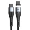 Magnetický kabel USB-C to USB-C - Baseus, PD 100W/QC3.0 150cm