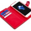Pouzdro / kryt pro iPhone 7 / 8 / SE (2020/2022) - Mercury, Mansoor Diary Red