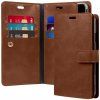 Knížkové pouzdro na iPhone XR - Mercury, Mansoor Diary Brown