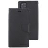 Pouzdro na iPhone 12 / 12 Pro - Mercury, Fancy Diary Black/Black