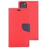 Pouzdro na iPhone 12 / 12 Pro - Mercury, Fancy Diary Red/Navy
