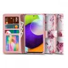 Ochranné pouzdro pro Samsung Galaxy A52 / A52S - Tech-Protect, Wallet Floral Rose