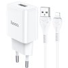 Nabíjecí AC adaptér pro iPhone a iPad - Hoco, N9 Especial White + Lightning kabel