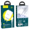Rychlá nabíječka do sítě pro iPhone a iPad - Hoco, N5 Favor PD20W/QC3.0 White + Lightning kabel
