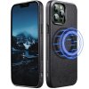 Kožený kryt pro iPhone 13 Pro MAX - ESR, Metro Premium MagSafe Black