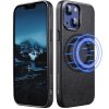 Kožený kryt pro iPhone 13 - ESR, Metro Premium MagSafe Black