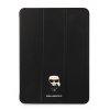 Pouzdro pro iPad Pro 12.9 (2022/2021/2020) - Karl Lagerfeld, Metal Saffiano Black