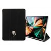Pouzdro pro iPad Pro 12.9 (2022/2021/2020) - Karl Lagerfeld, Metal Saffiano Black
