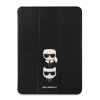 Pouzdro pro iPad Pro 12.9 (2022/2021/2020) - Karl Lagerfeld, Karl and Choupette Black