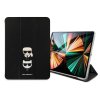 Pouzdro pro iPad Pro 12.9 (2022/2021/2020) - Karl Lagerfeld, Karl and Choupette Black