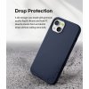 Ochranný kryt pro iPhone 13 - Mercury, Silicone Navy