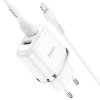 Nabíjecí AC adaptér pro iPhone a iPad - Hoco, N4 Aspiring White + Lightning kabel