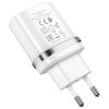 Nabíjecí AC adaptér pro iPhone a iPad - Hoco, N1 Ardent White + Lightning kabel