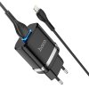 Nabíjecí AC adaptér pro iPhone a iPad - Hoco, N1 Ardent Black + Lightning kabel