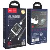 Nabíjecí AC adaptér pro iPhone a iPad - Hoco, N1 Ardent Black + Lightning kabel