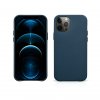 Kožený kryt na iPhone 12 / 12 Pro - iCarer, Original Blue